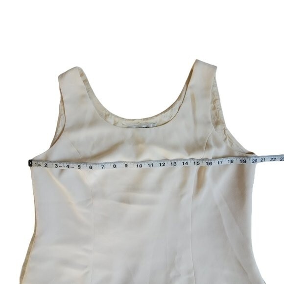 Jones Studio Separates creamy white career sleeveless top sz 14 - Picture 9 of 14
